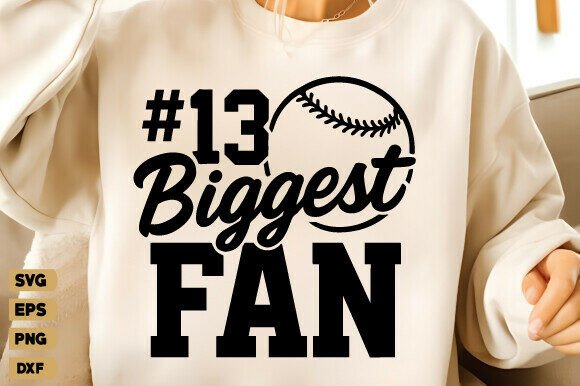 Biggest Fan SVG & Mom PNG: A Versatile Graphic Design Asset for Crafters