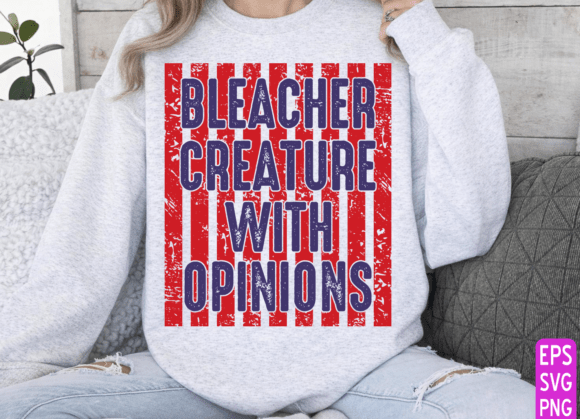 Bleacher Creature with Opinions SVG, Mom Review