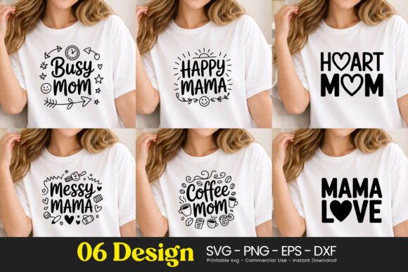 Busy Happy Heart Mom Quotes SVG PNG – A Versatile Graphic Design Asset for Creative Sellers