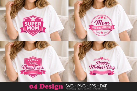 Cute Mom Quotes SVG Motherhood Shirt Design for Digital Sellers