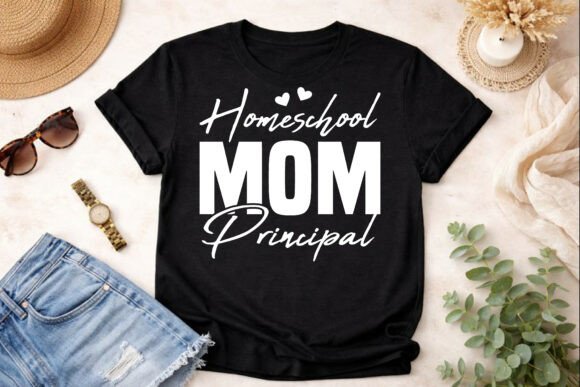 Homeschool Mom Principal SVG Design: A Must-Have Graphic for T-Shirt Creators
