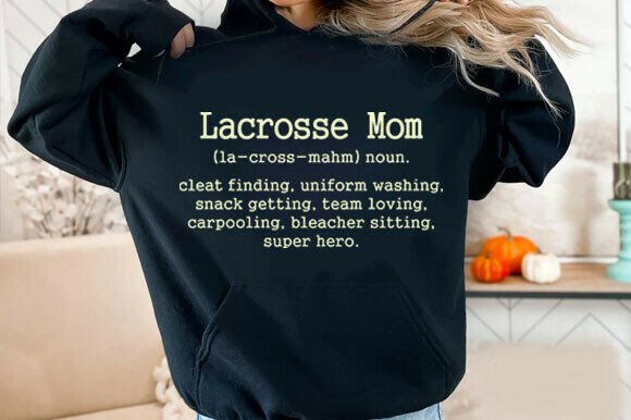 Lacrosse Mom Definition SVG: A Bold Graphic for T-Shirt Designs and Content Publishing