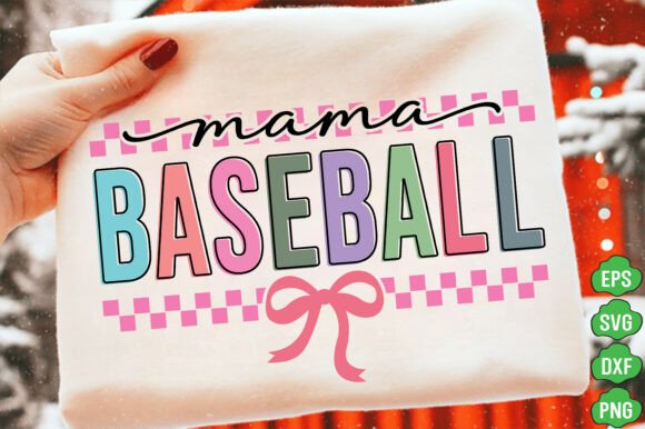Mama Baseball SVG: A Versatile Graphic Design Asset for T-Shirt Creations