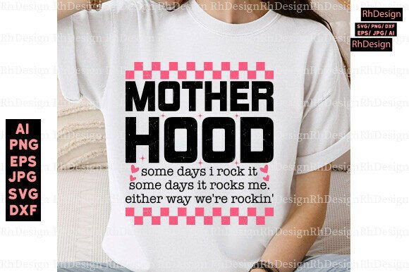 Motherhood Png Funny Mom Sarcastic SVG: A Playful Graphic for T-Shirt Designs