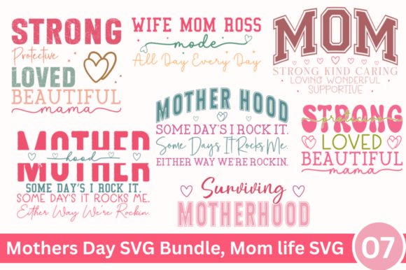 Mothers Day SVG Bundle: A Polished Graphic Design Asset for Content Creators