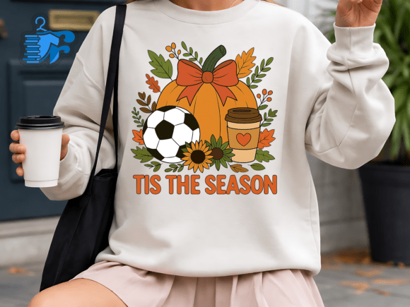 Pumpkin Soccer Mom Fall SVG: A Seasonal Graphic for T-Shirt Designs and Content Publishing