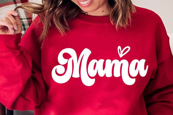 Retro Coquette MAMA Svg, Mom Life PNG: A Versatile Graphic Design Asset for T-Shirt Designs