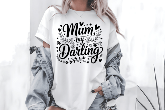 Review of Mum My Darling PNG Mom Love SVG for Real Embroidery Projects